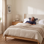 Back sleeper on the low side of the high contour pillow
