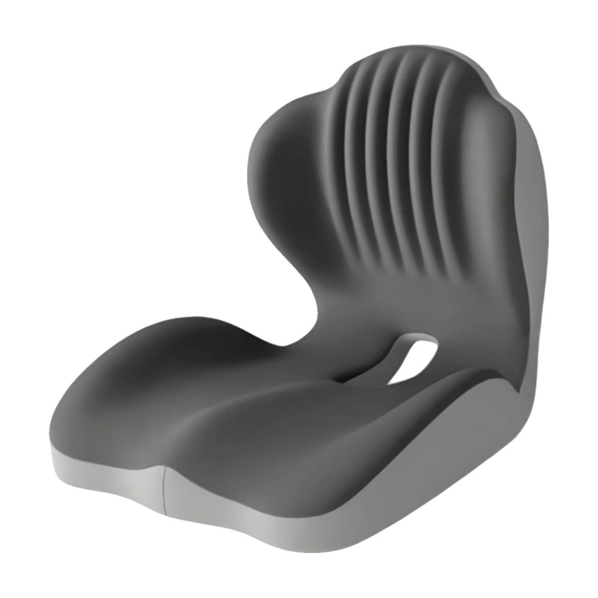 Contoured Seat Cushion in dark gray